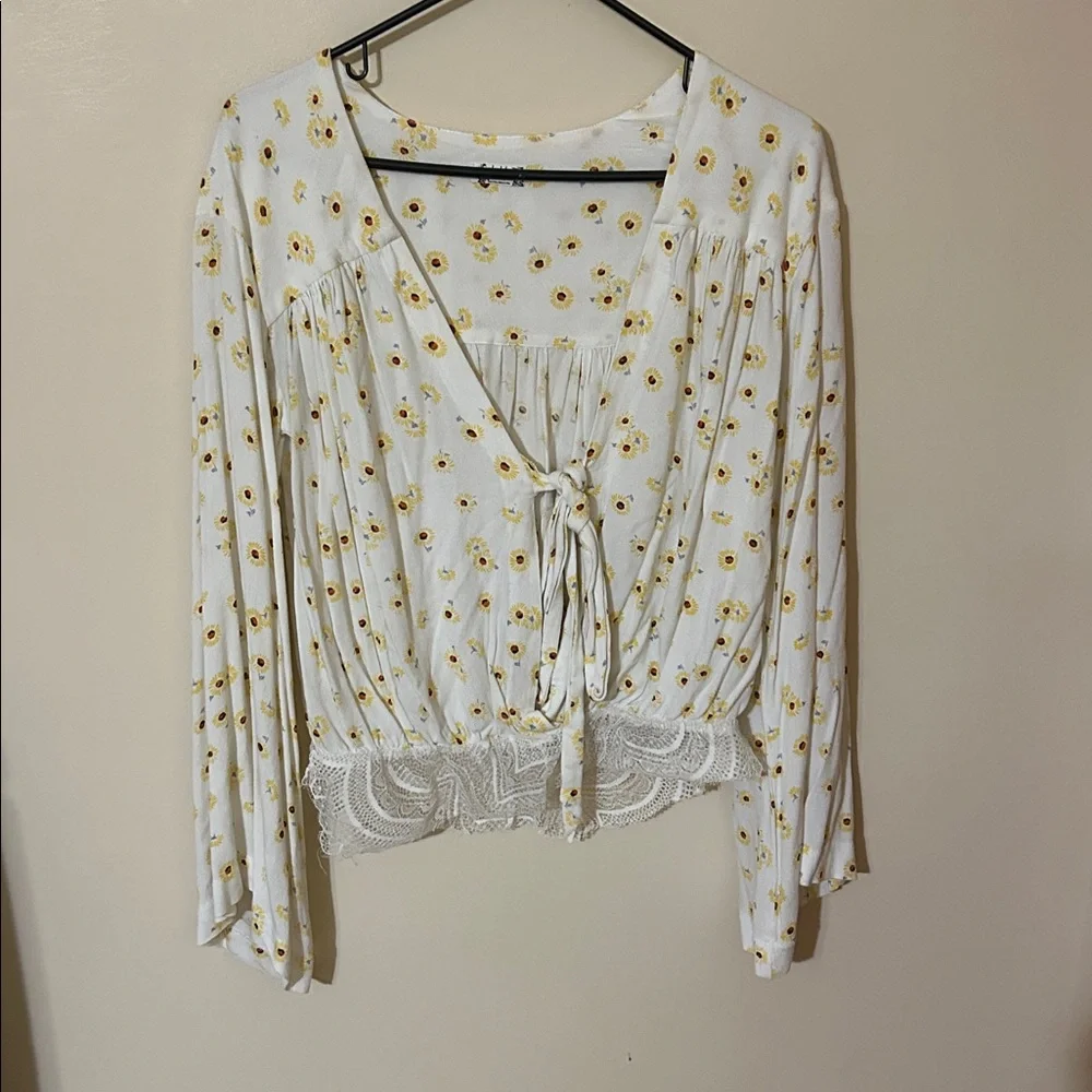 Intimately Free People Floral boho top size M